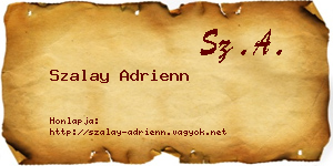 Szalay Adrienn névjegykártya