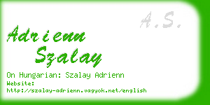 adrienn szalay business card